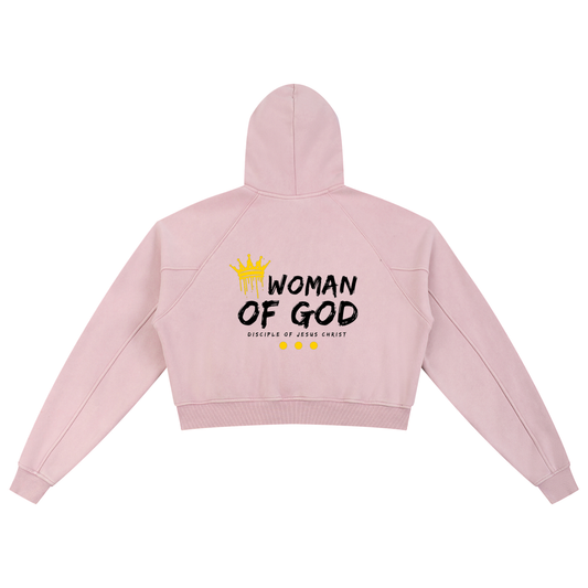 EMET Washed Cropped Hoodie